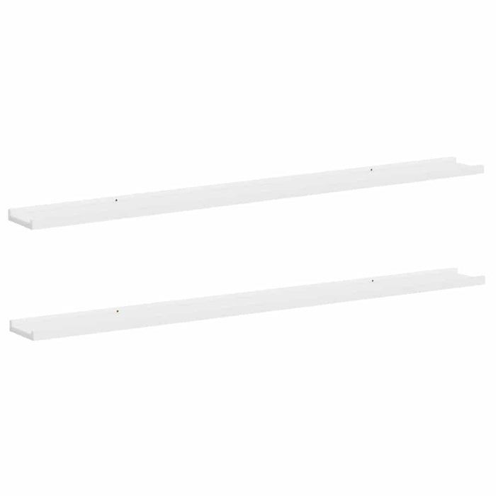 Rafturi de perete, 2 buc., alb, 115x9x3 cm - WALTI WALTI