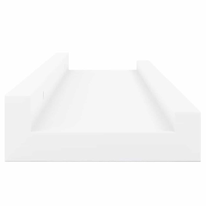 Rafturi de perete, 4 buc., alb, 40x9x3 cm - WALTI WALTI