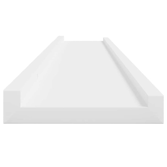 Rafturi de perete, 4 buc., alb, 100x9x3 cm - WALTI WALTI