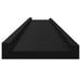 Rafturi de perete, 2 buc., negru, 115x9x3 cm - WALTI WALTI