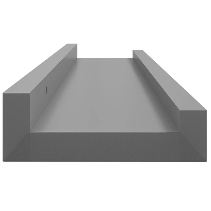 Rafturi de perete, 4 buc., gri, 60x9x3 cm - WALTI WALTI