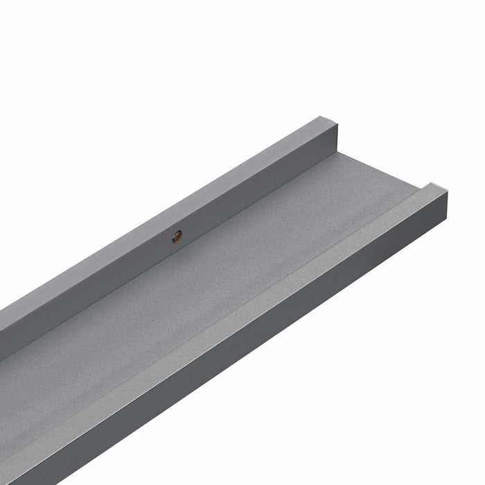 Rafturi de perete, 4 buc., gri, 60x9x3 cm - WALTI WALTI