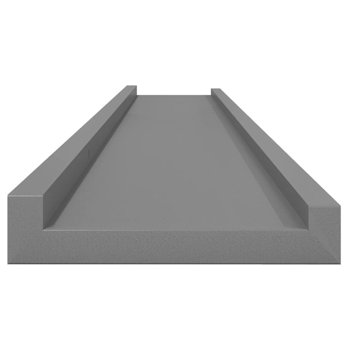 Rafturi de perete, 4 buc., gri, 115x9x3 cm - WALTI WALTI