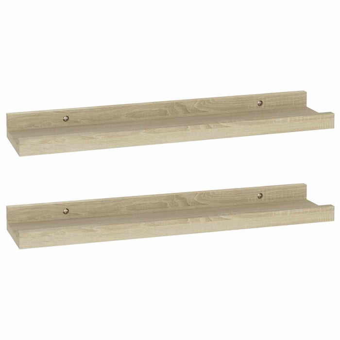 Rafturi de perete 2 buc. Stejar Sonoma 40x9x3 cm - WALTI WALTI