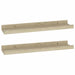 Rafturi de perete 2 buc. Stejar Sonoma 40x9x3 cm - WALTI WALTI