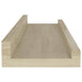 Rafturi de perete 2 buc. Stejar Sonoma 40x9x3 cm - WALTI WALTI
