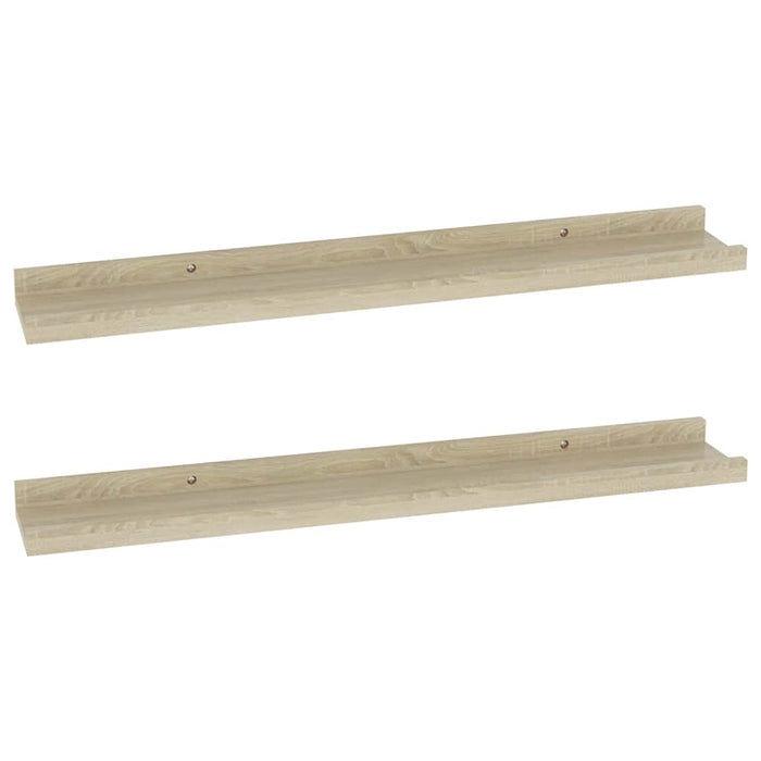Rafturi de perete 2 buc. Stejar Sonoma 60x9x3 cm - WALTI WALTI