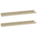 Rafturi de perete 2 buc. Stejar Sonoma 60x9x3 cm - WALTI WALTI