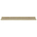 Rafturi de perete 2 buc. Stejar Sonoma 80x9x3 cm - WALTI WALTI