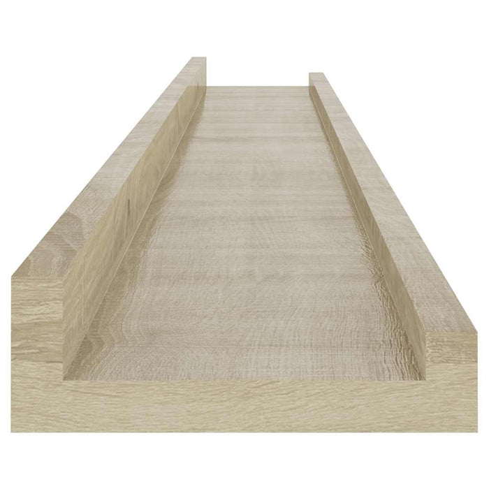 Rafturi de perete 2 buc. Stejar Sonoma 80x9x3 cm - WALTI WALTI