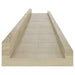 Rafturi de perete 2 buc. Stejar Sonoma 80x9x3 cm - WALTI WALTI