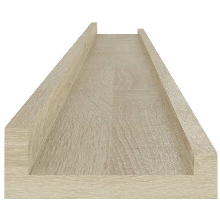 Rafturi de perete, 2 buc., stejar sonoma, 100x9x3 cm - WALTI WALTI