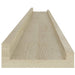 Rafturi de perete, 2 buc., stejar sonoma, 100x9x3 cm - WALTI WALTI