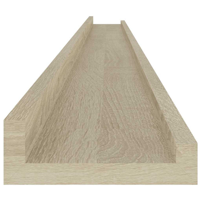 Rafturi de perete, 2 buc., stejar sonoma, 115x9x3 cm - WALTI WALTI