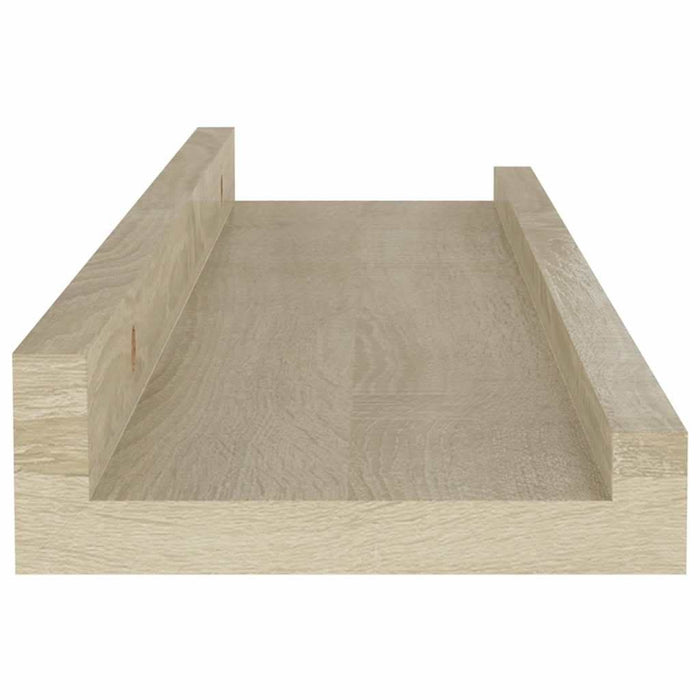 Rafturi de perete, 4 buc., stejar sonoma, 40x9x3 cm - WALTI WALTI