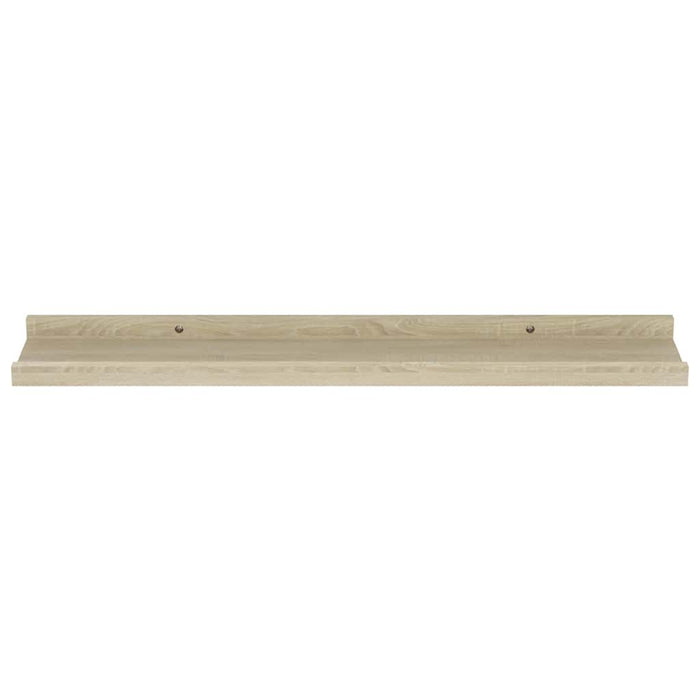 Rafturi de perete, 4 buc., stejar sonoma, 60x9x3 cm - WALTI WALTI