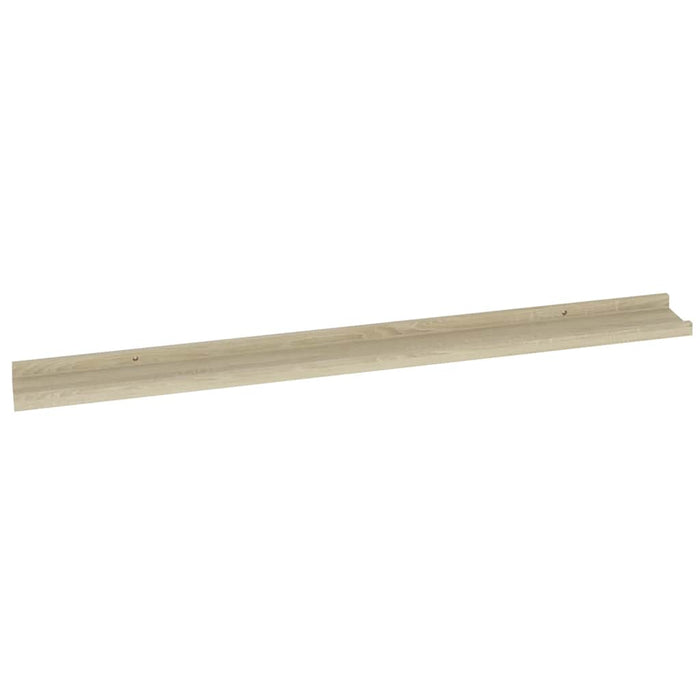 Rafturi de perete, 4 buc., stejar sonoma, 100x9x3 cm - WALTI WALTI