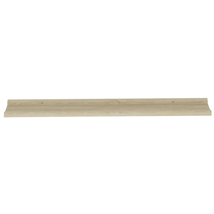 Rafturi de perete, 4 buc., stejar sonoma, 100x9x3 cm - WALTI WALTI