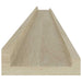 Rafturi de perete, 4 buc., stejar sonoma, 115x9x3 cm - WALTI WALTI