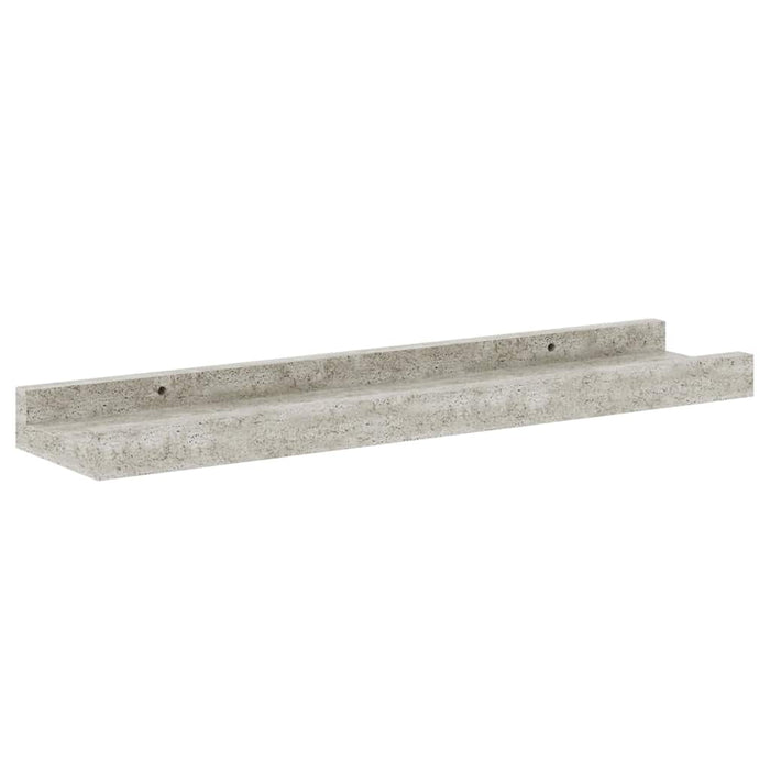 Rafturi de perete, 2 buc., gri beton, 40x9x3 cm - WALTI WALTI