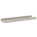 Rafturi de perete, 2 buc., gri beton, 40x9x3 cm - WALTI WALTI