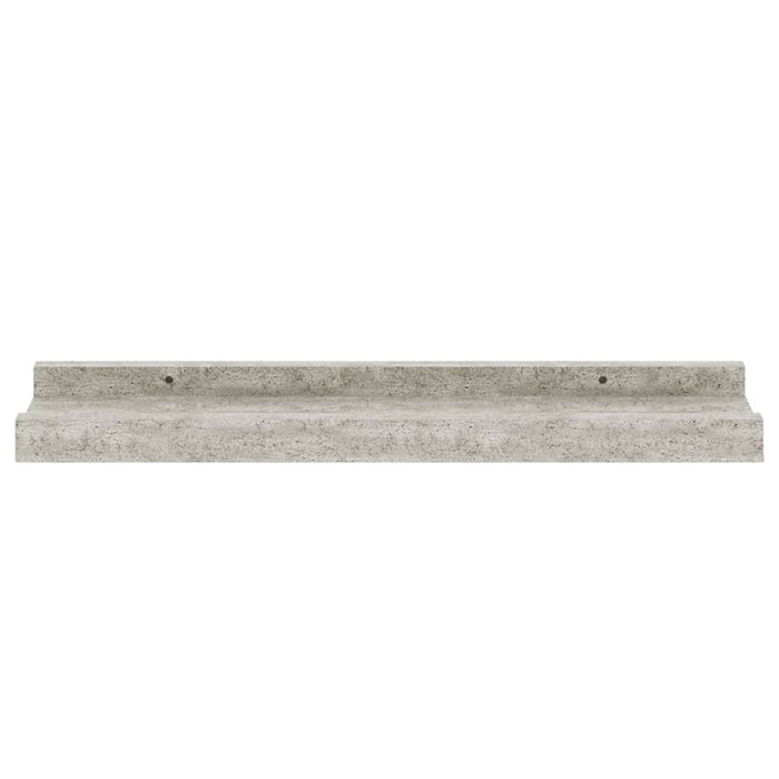 Rafturi de perete, 2 buc., gri beton, 40x9x3 cm - WALTI WALTI