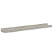 Rafturi de perete, 2 buc., gri beton, 60x9x3 cm - WALTI WALTI