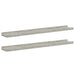 Rafturi de perete, 2 buc., gri beton, 80x9x3 cm - WALTI WALTI