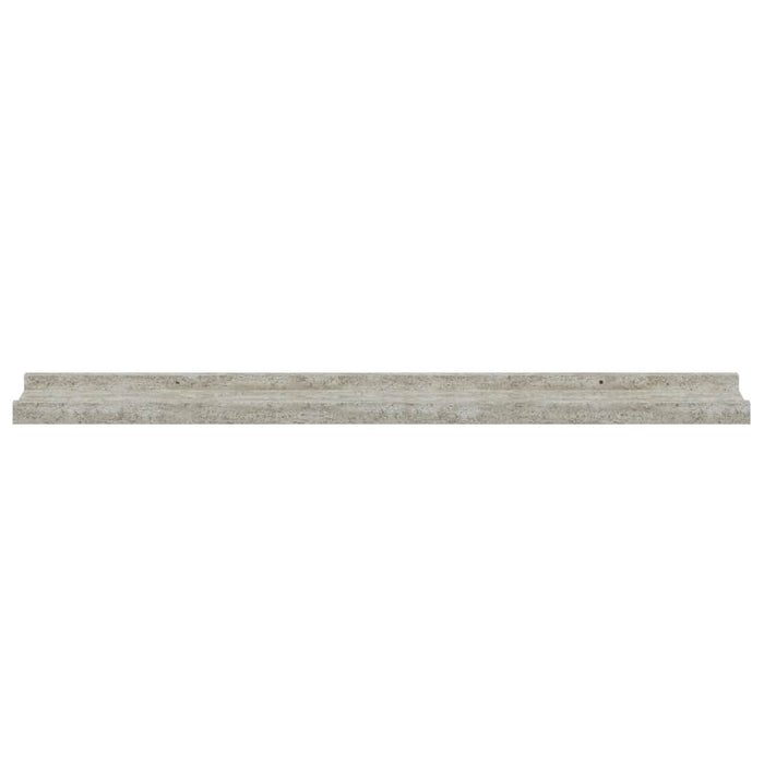 Rafturi de perete, 2 buc., gri beton, 80x9x3 cm - WALTI WALTI