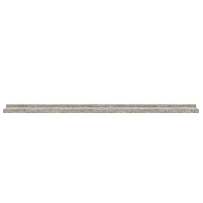 Rafturi de perete, 2 buc., gri beton, 100x9x3 cm - WALTI WALTI