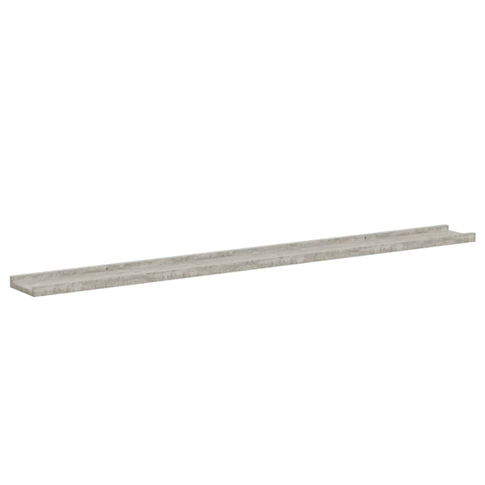 Rafturi de perete, 2 buc., gri beton, 115x9x3 cm - WALTI WALTI