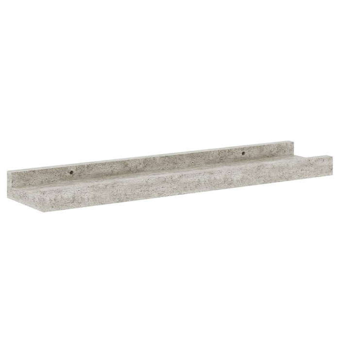 Rafturi de perete, 4 buc., gri beton, 40x9x3 cm - WALTI WALTI