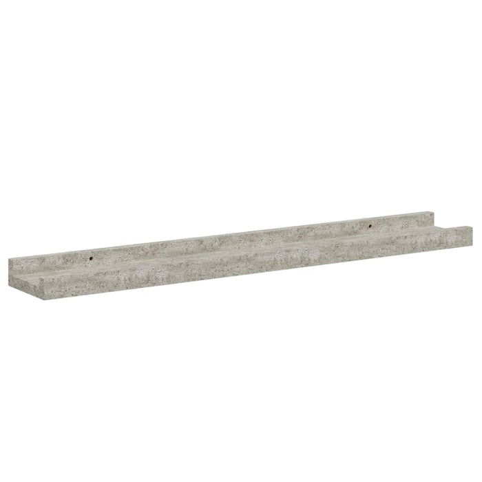 Rafturi de perete, 4 buc., gri beton, 60x9x3 cm - WALTI WALTI