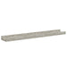 Rafturi de perete, 4 buc., gri beton, 60x9x3 cm - WALTI WALTI