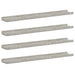 Rafturi de perete, 4 buc., gri beton, 80x9x3 cm - WALTI WALTI