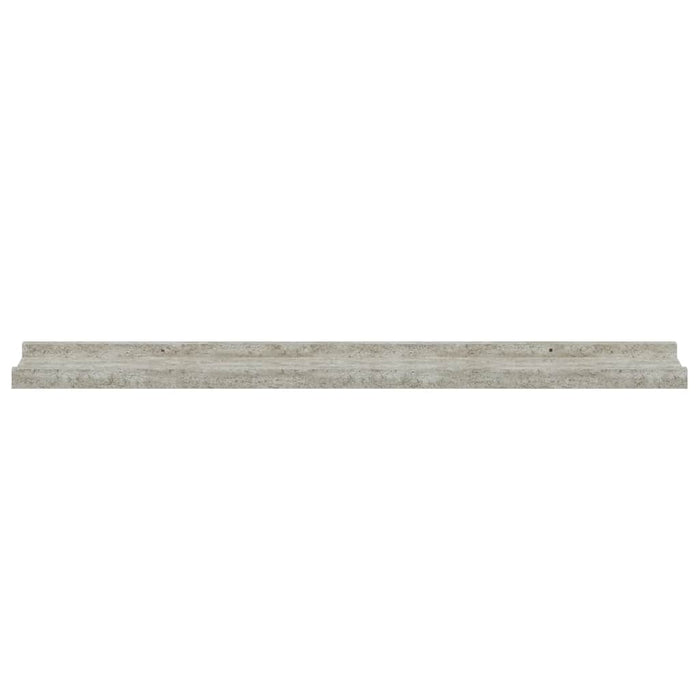 Rafturi de perete, 4 buc., gri beton, 80x9x3 cm - WALTI WALTI