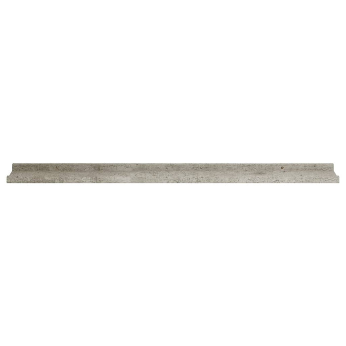 Rafturi de perete, 4 buc., gri beton, 100x9x3 cm - WALTI WALTI