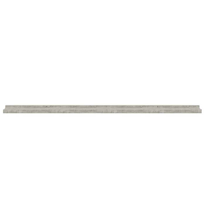Rafturi de perete, 4 buc., gri beton, 115x9x3 cm - WALTI WALTI