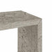Rafturi de perete cub, 3 buc., gri beton - WALTI WALTI