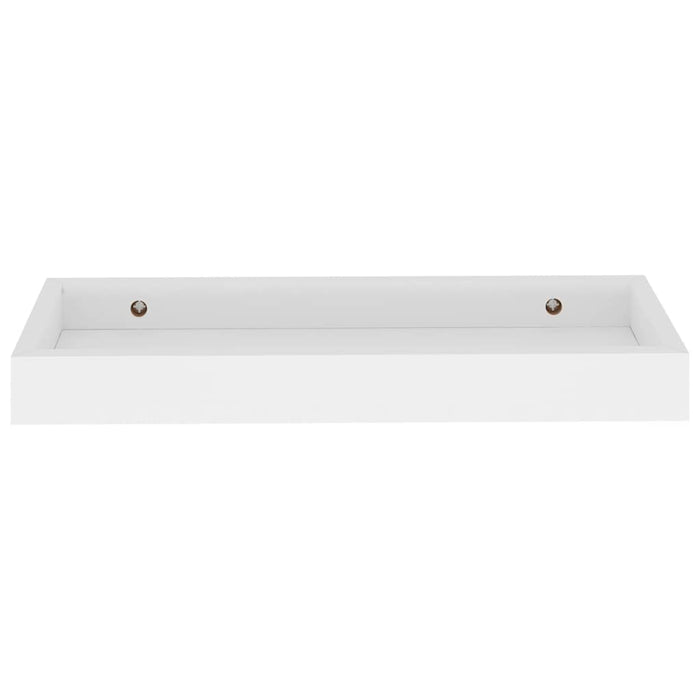 Rafturi de perete Loggia, 4 buc., alb, 40x15x4 cm, MDF WALTI