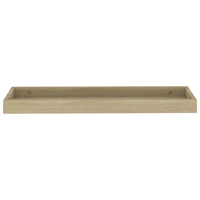 Rafturi de perete Loggia, 4 buc., stejar, 60x15x4 cm, MDF WALTI