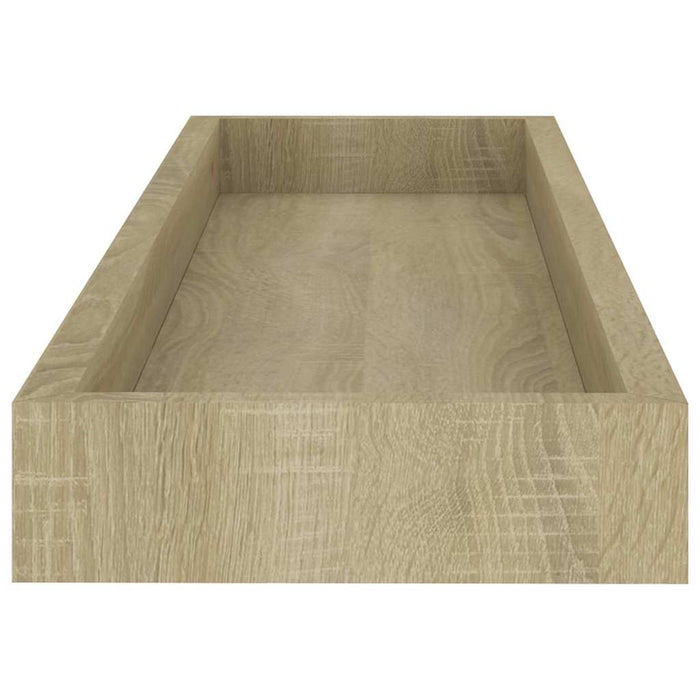 Rafturi de perete Loggia, 4 buc., stejar, 60x15x4 cm, MDF WALTI