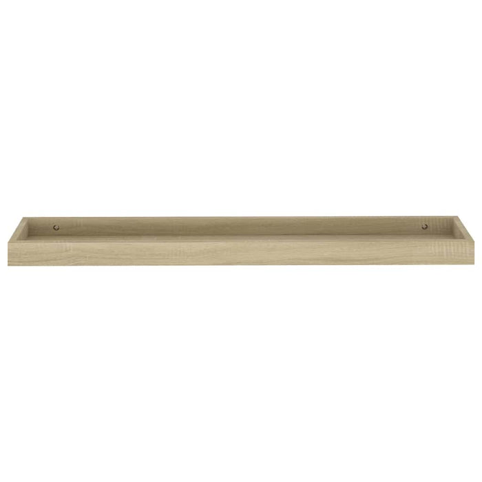 Rafturi de perete Loggia, 2 buc., stejar, 80x15x4 cm, MDF WALTI