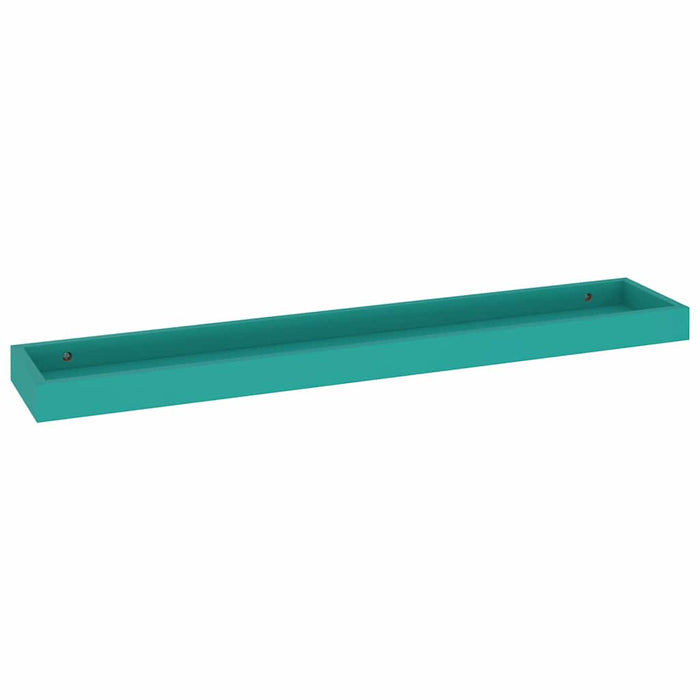 Rafturi de perete Loggia, 4 buc., albastru, 80x15x4 cm, MDF WALTI
