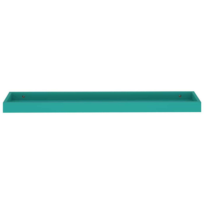 Rafturi de perete Loggia, 4 buc., albastru, 80x15x4 cm, MDF WALTI