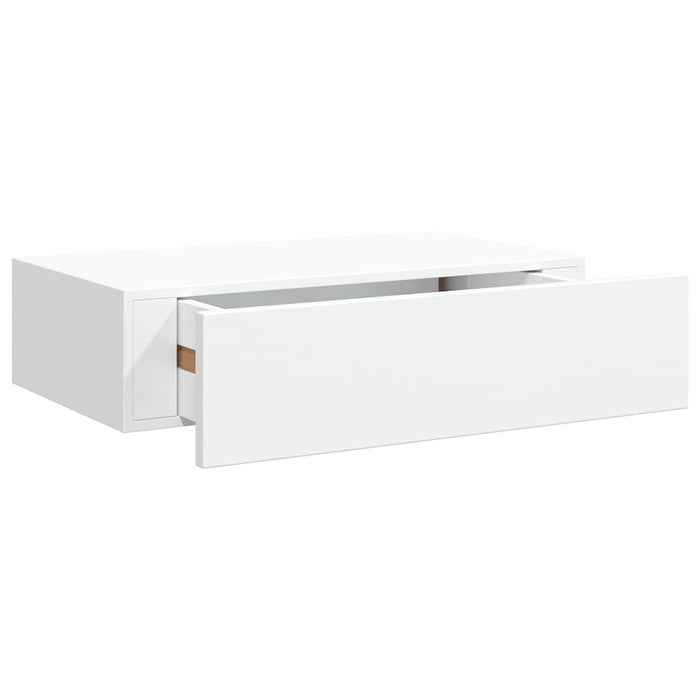 Dulap de perete cu sertare, 2 buc., alb, 40x23,5x10 cm, MDF - WALTI WALTI