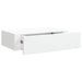 Dulap de perete cu sertare, 2 buc., alb, 40x23,5x10 cm, MDF - WALTI WALTI