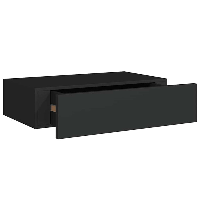 Dulap de perete cu sertare, negru, 40x23,5x10 cm, MDF - WALTI WALTI