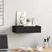Dulap de perete cu sertare, negru, 40x23,5x10 cm, MDF - WALTI WALTI