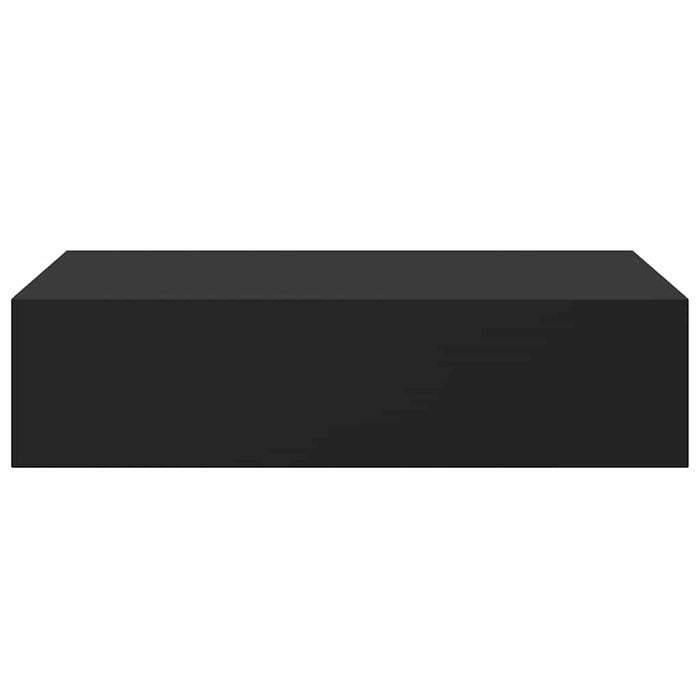 Dulap de perete cu sertare, 2 buc., negru, 40x23,5x10 cm, MDF - WALTI WALTI